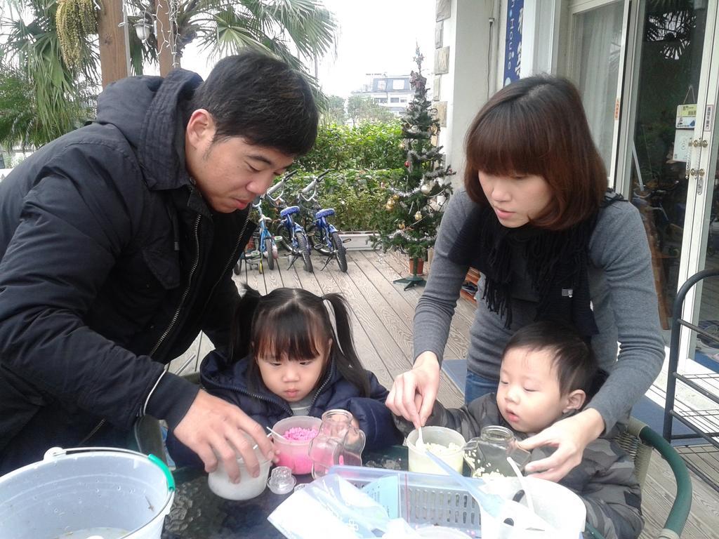 דירות דונגשאן Fish House 宜蘭獨棟別墅 戲水池 生態diy 安農溪自行車 מראה חיצוני תמונה